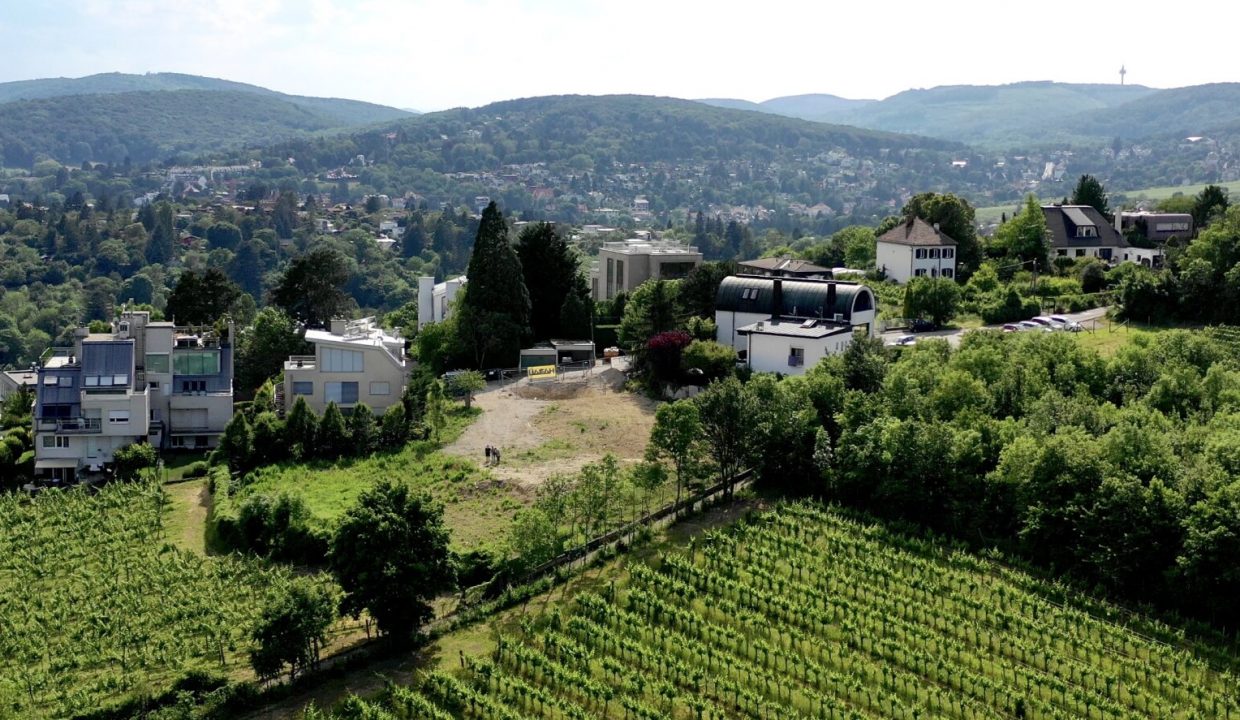 Bauplatz von oben